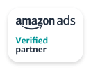 Verified Amazon Ads Partner — listed in the Amazon Advertising Partner Directory